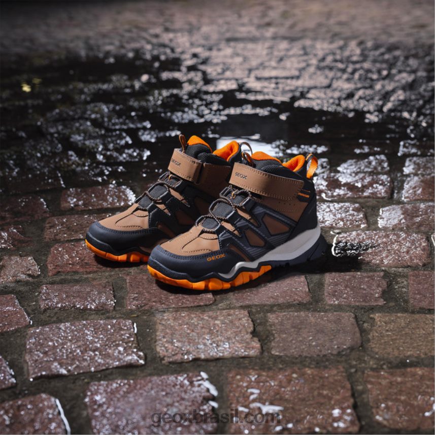 garoto montrack abx lt marrom/preto Geox 28TF8X1273