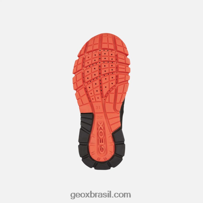 garoto montrack abx preto/laranja Geox 28TF8X1354