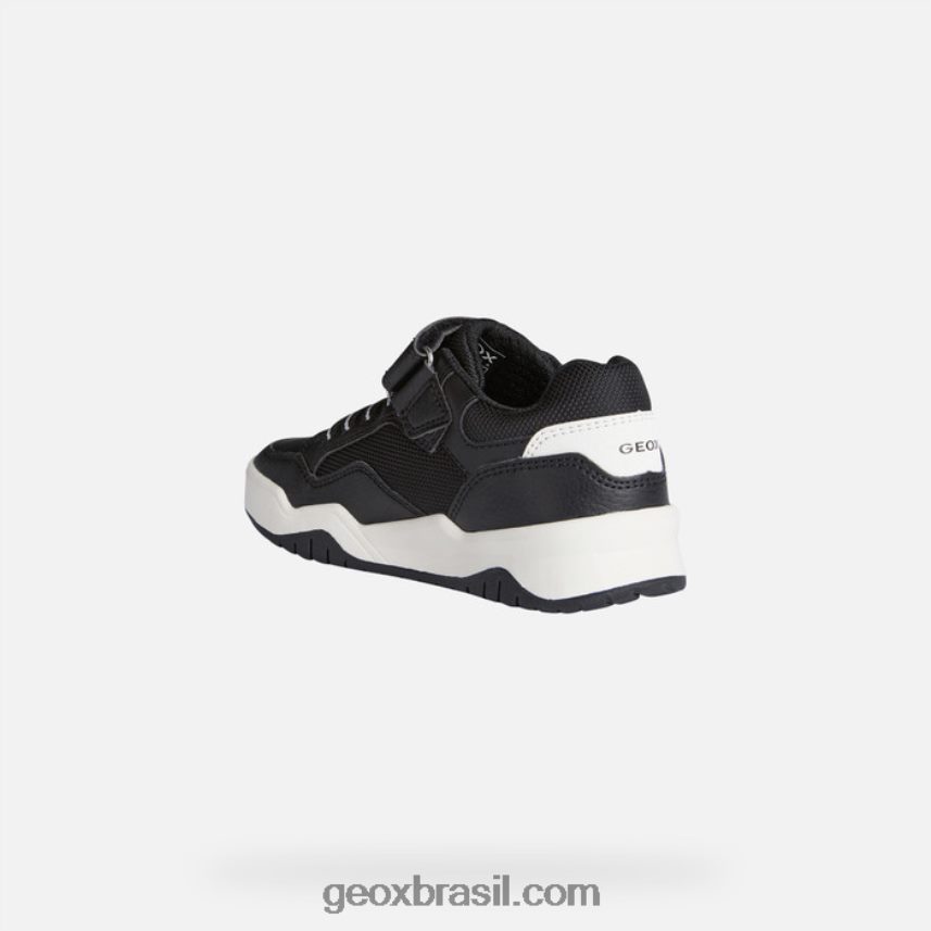 garoto perth Preto branco Geox 28TF8X1264
