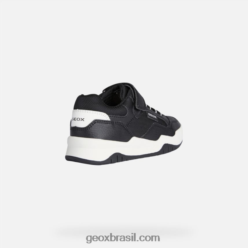 garoto perth Preto branco Geox 28TF8X1264