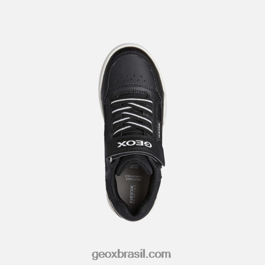 garoto perth Preto branco Geox 28TF8X1264