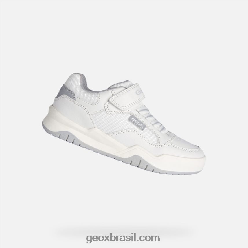 garoto perth branco/cinza claro Geox 28TF8X1266