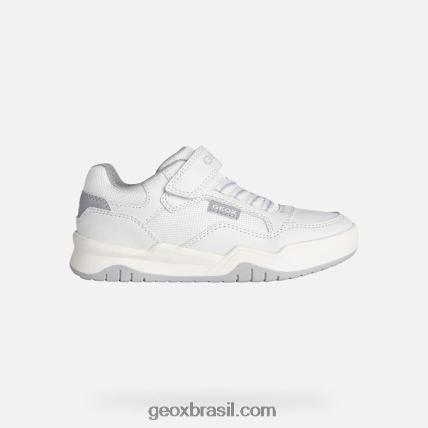 garoto perth branco/cinza claro Geox 28TF8X1266