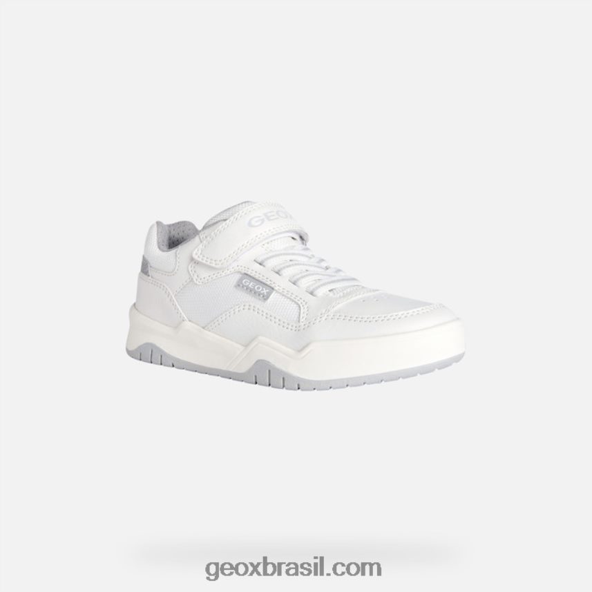 garoto perth branco/cinza claro Geox 28TF8X1266