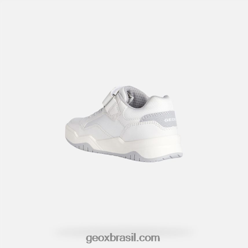 garoto perth branco/cinza claro Geox 28TF8X1266