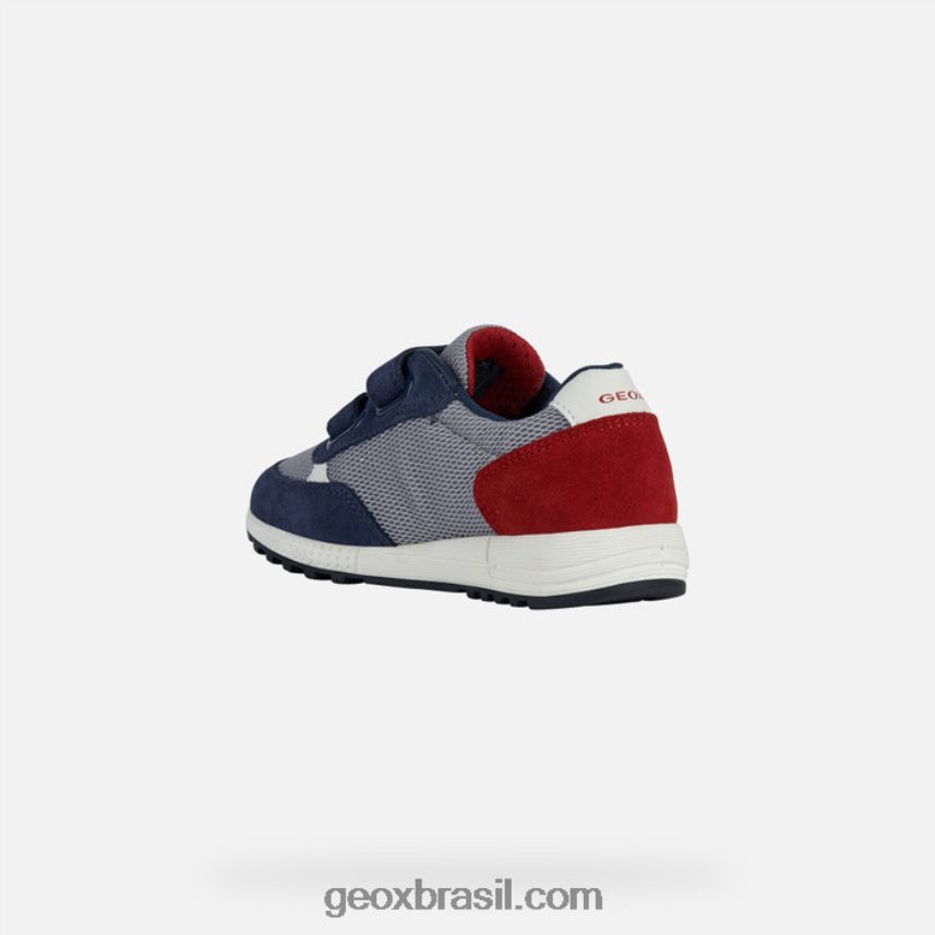 menino alben cinza claro/ marinho Geox 28TF8X1339