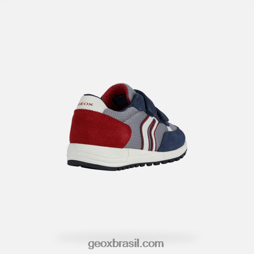 menino alben cinza claro/ marinho Geox 28TF8X1339