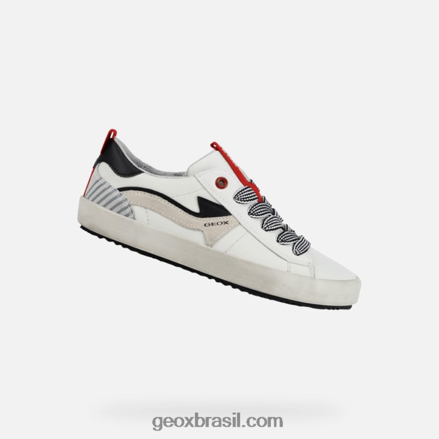 menino alonisso branco/vermelho Geox 28TF8X1392