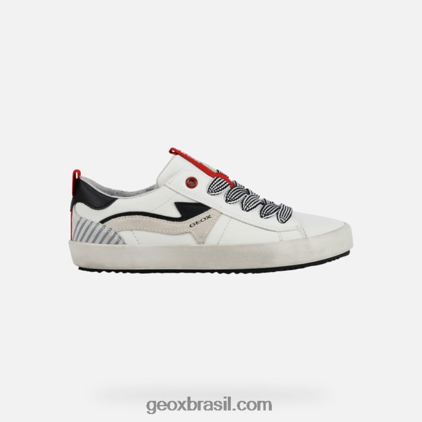 menino alonisso branco/vermelho Geox 28TF8X1392