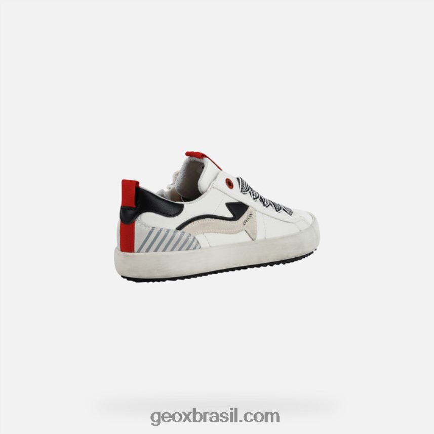menino alonisso branco/vermelho Geox 28TF8X1392