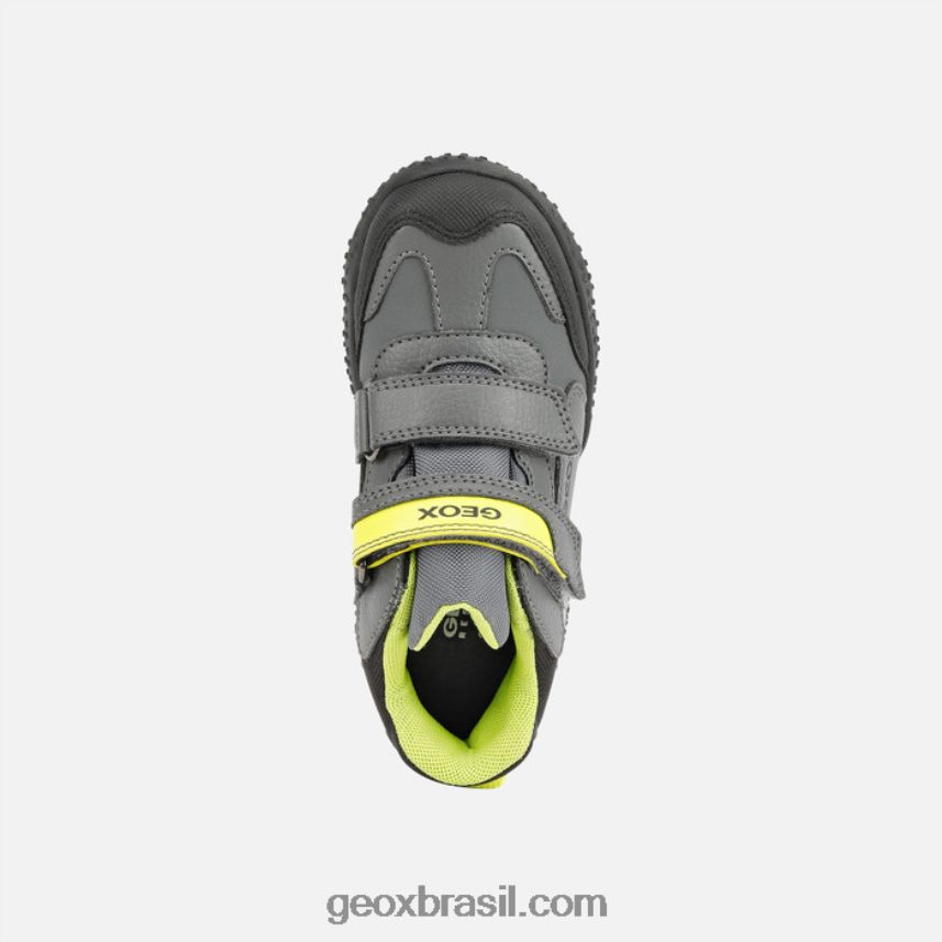 menino báltico cinza escuro/limão Geox 28TF8X1413