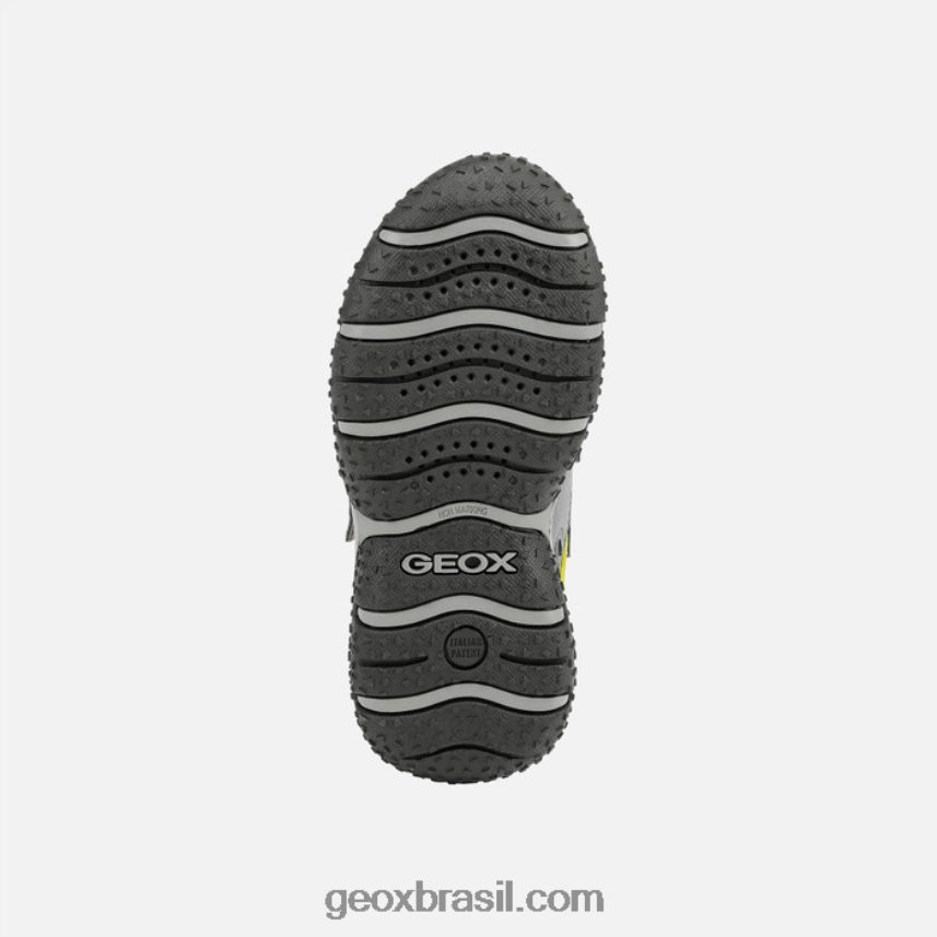 menino báltico cinza escuro/limão Geox 28TF8X1413