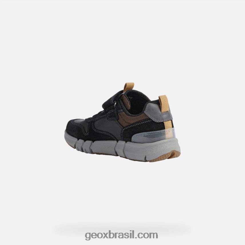 menino flexyper preto/amarelo escuro Geox 28TF8X1304