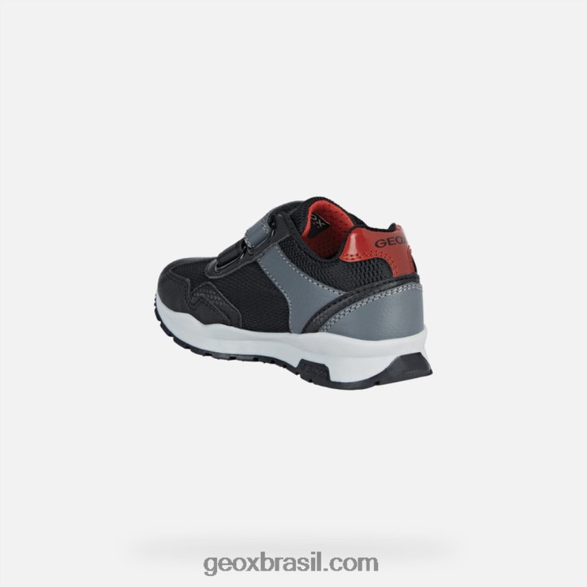 pavel boy preto/vermelho Geox 28TF8X1285