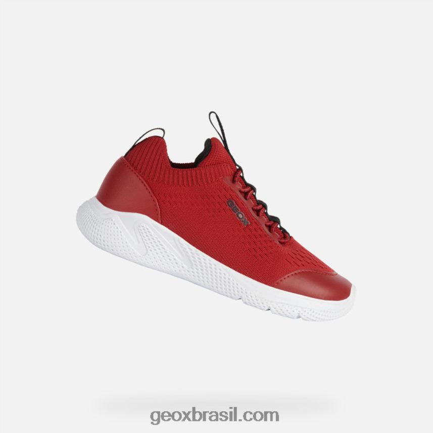 sprintye júnior vermelho preto Geox 28TF8X1895