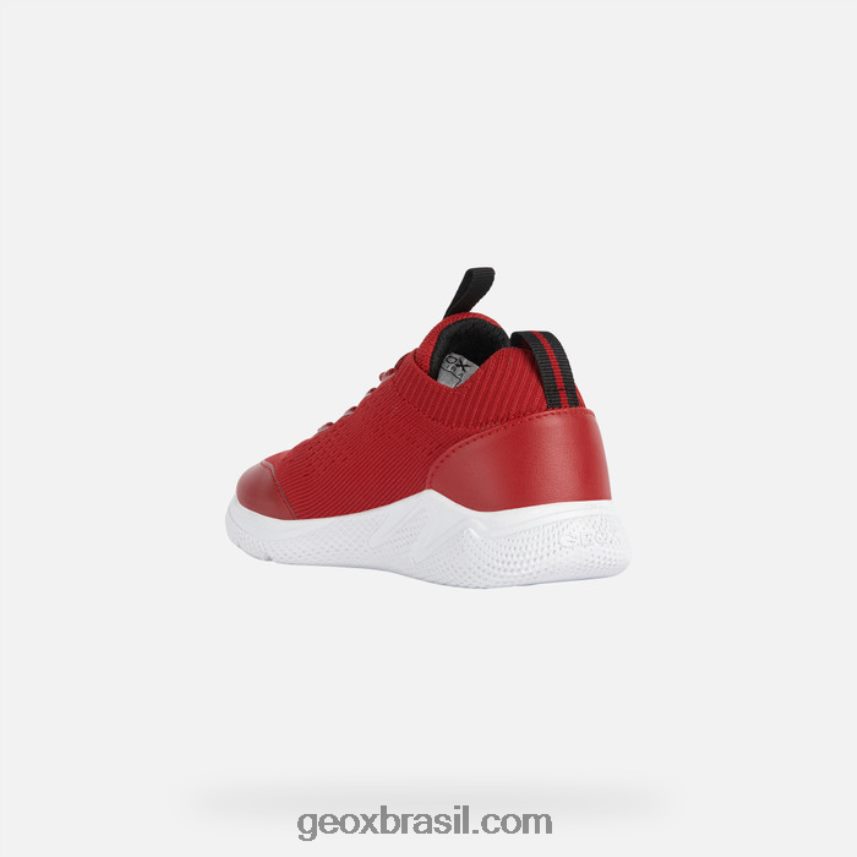 sprintye júnior vermelho preto Geox 28TF8X1895