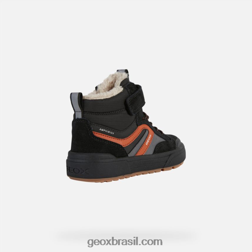 weemble abx júnior preto/ferrugem Geox 28TF8X1076